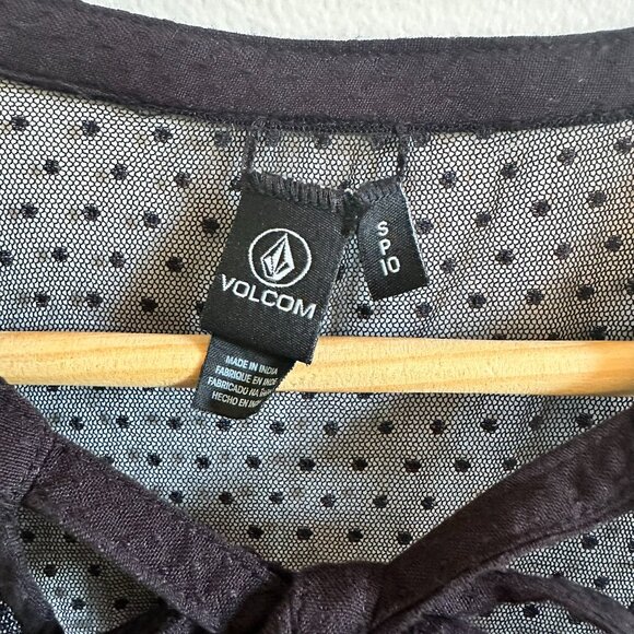 Black Lace and Jersey Dress by Volcom - Picture 3 of 7